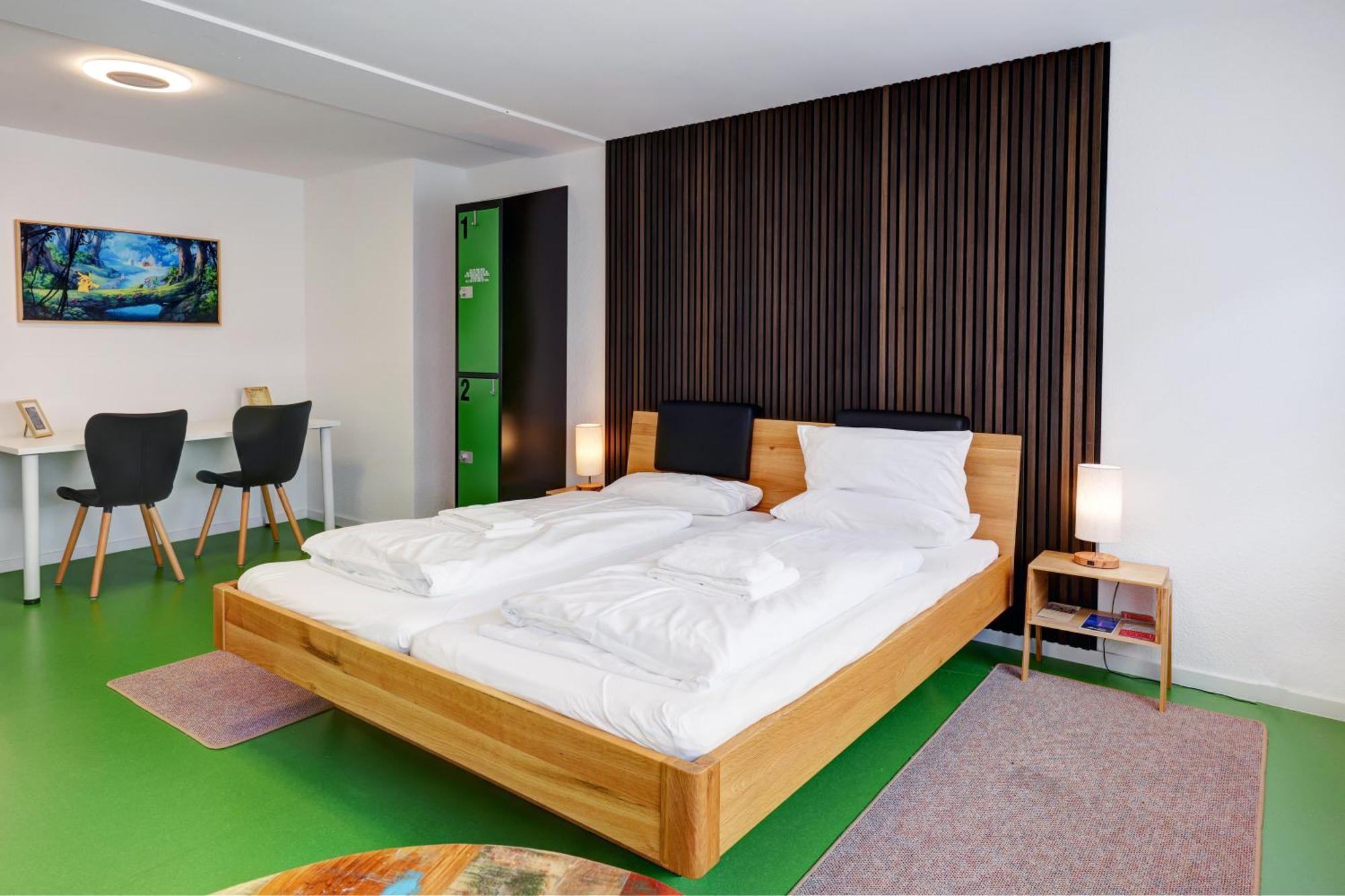 Hostel Mannheim MHG Exterior foto A room at the hotel
